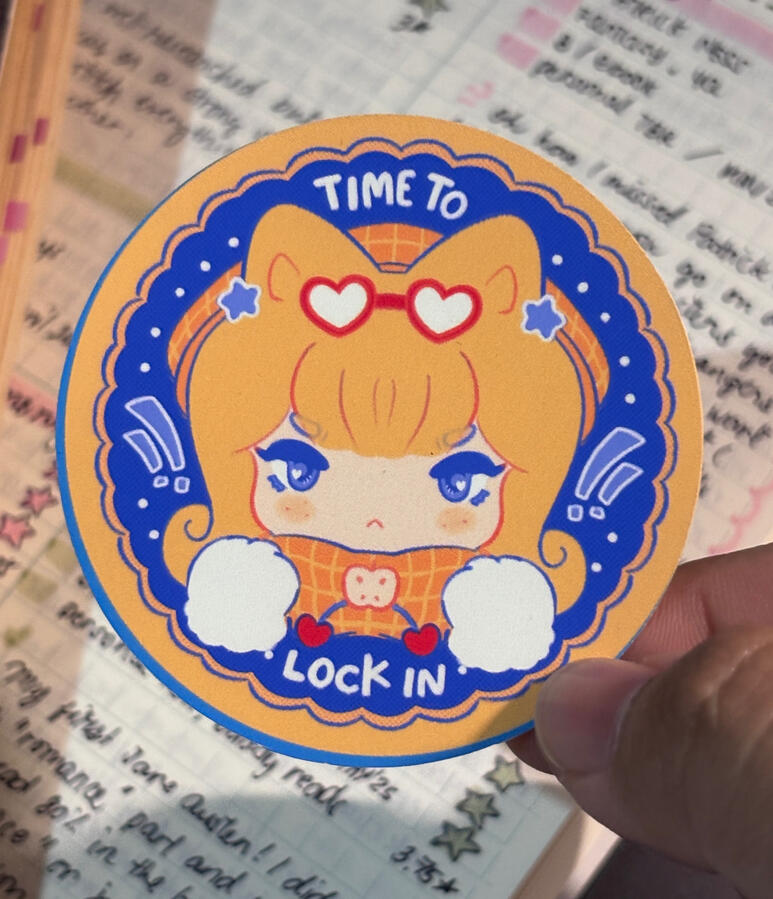 lock in! sticker